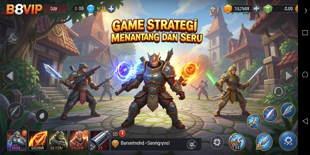 Tampilan gameplay B8VIP yang memukau dan penuh strategi.