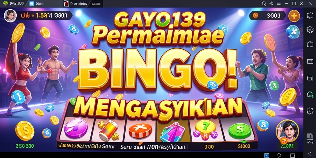 Tampilan seru permainan Bingo di GAYO138 yang menantang.