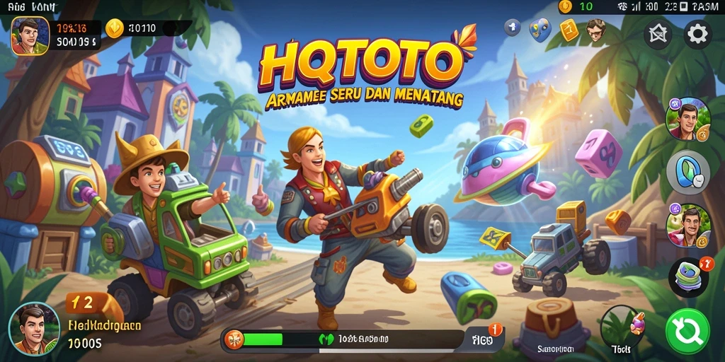 Tampilan gameplay seru dari HQTOTO yang penuh tantangan.