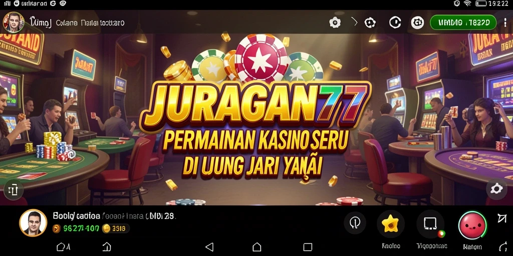 Screenshot permainan kasino JURAGAN77 yang menarik dan mendebarkan.