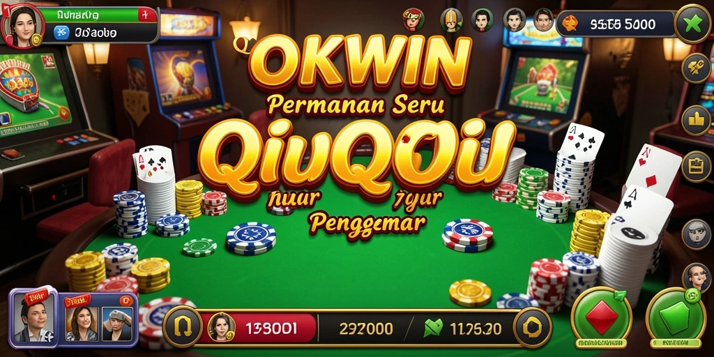 Tampilan gameplay QiuQiu yang seru di OKWIN.