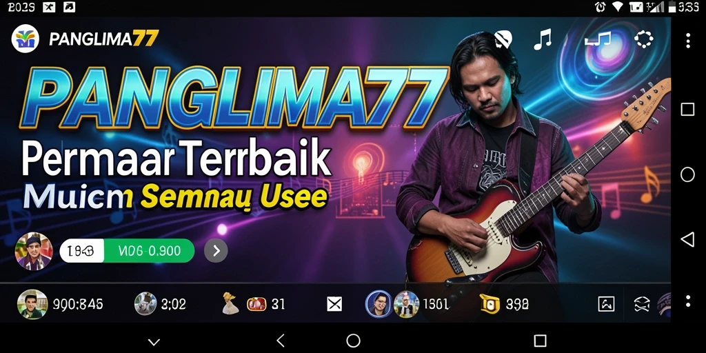 Tampilan gameplay yang seru dan penuh warna di PANGLIMA77.