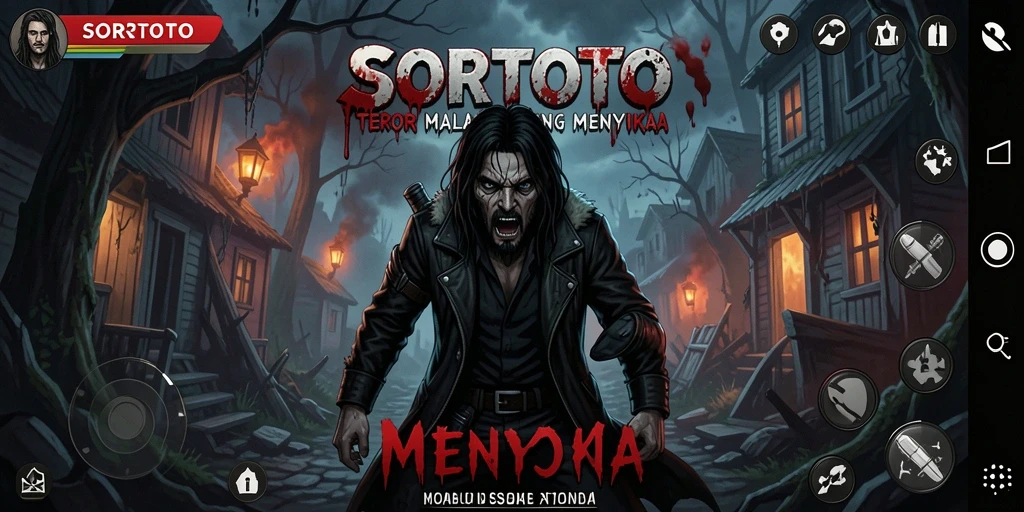 Screenshot menunjukkan suasana horor yang mencekam dan gameplay yang mendebarkan.