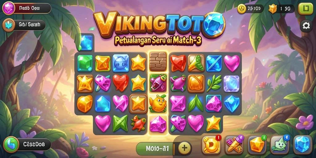 Tampilan menarik dari gameplay VIKINGTOTO yang penuh warna.